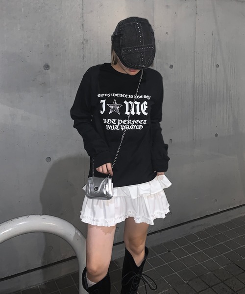 lilful(リルフル)の「Y2Kデザイン アソートロンT 迷彩柄/レオパード柄/ハートロゴ(Tシャツ/カットソー・レディース・ホワイト系その他3/ブラック系その他/ブラック系その他3/ブラック系その他2/ブラック/ホワイト系その他/ホワイト/グレー系その他/グレー/ホワイト系その他2・S/M)」の22枚目の写真