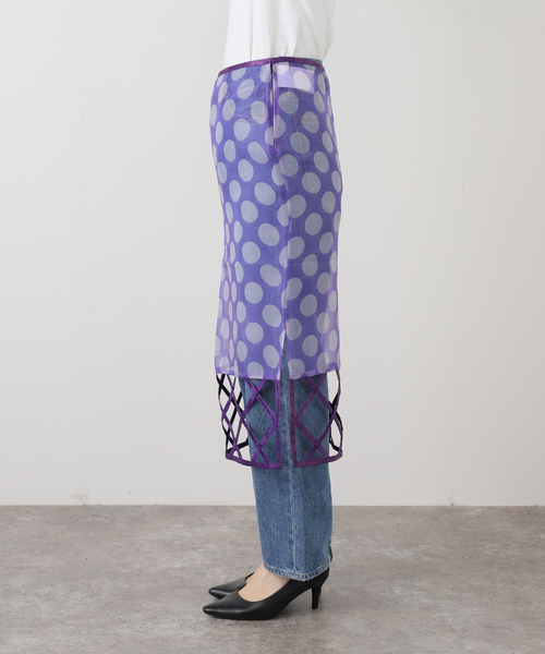 CITYSHOP（シティーショップ）の「SUPER YAYA SKIRT LOZENGES SK06-LOZ-AW25：スカート（スカート・レディース・パープル・SMALL）」の13枚目の写真