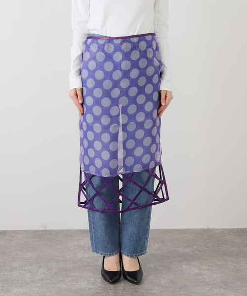 CITYSHOP（シティーショップ）の「SUPER YAYA SKIRT LOZENGES SK06-LOZ-AW25：スカート（スカート・レディース・パープル・SMALL）」の10枚目の写真