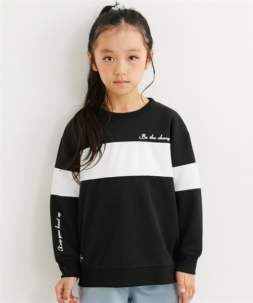 セール】胸配色切替トレーナー（スウェット）｜QUNTSTYLE（キュント