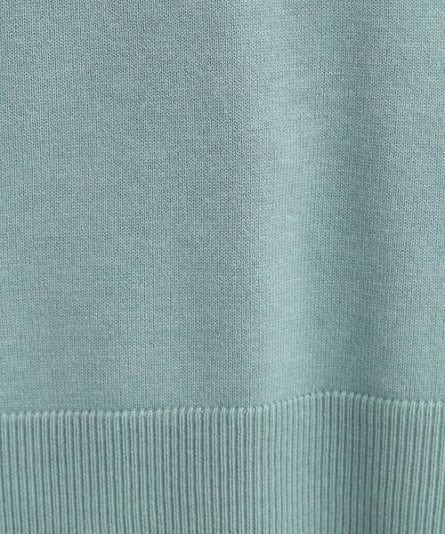 SHOO・LA・RUE（シューラルー）の「【洗濯機可/毛玉レス】アウトスタイルもきれいに決まる サイドスリットニット【CIRCRIC】（ニット/セーター・レディース・ダークブラウン/グリーン系/レッド系/ブラック/ホワイト系5/グレー・04/03/02/01）」の18枚目の写真