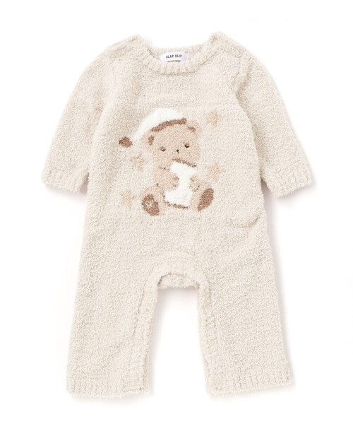 SLAP SLIP BABY（スラップスリップベビー）の「【お揃い/ウォッシャブル加工】アニマルウサギクマロボットもこもこロンパース(70~80cm)（ロンパース・キッズ・ベージュ/ピンク/ブルー・80ｃｍ/70cm）」の12枚目の写真