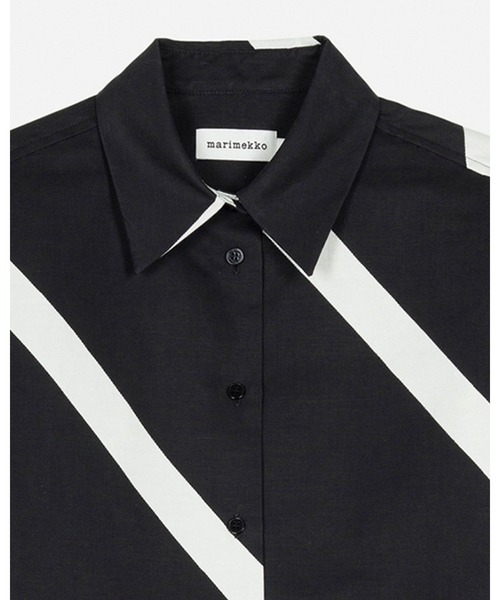 marimekko（マリメッコ）の「Heitto Basso / shirt（シャツ/ブラウス・レディース・ブラック・36/34）」の10枚目の写真