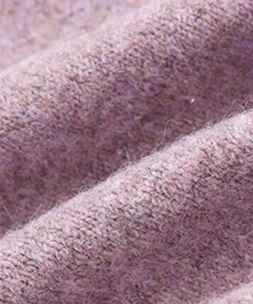 リボンポケット クルーネック ニットカーディガン FD25S002【Fano