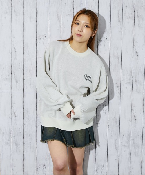 GORGE(ゴージ)の「《バックロゴ×グラフィック》レディースジャガード ニット ルーズシルエット 秋冬(ニット/セーター・レディース・ブラック/オフホワイト/グレー/レッド・F)」の12枚目の写真