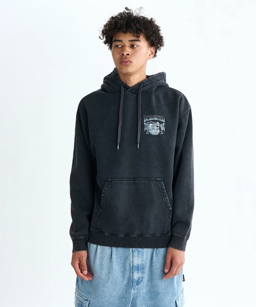 DC SHOES(ディーシーシューズ)の「25 ROCKSKULL PH/DCプルオーバーパーカー・フーディー(パーカー・メンズ・ブラック/ブラック×ピンク/グレー/ブラック系その他・MEDIUM/LARGE/X-LARGE)」の2枚目の写真