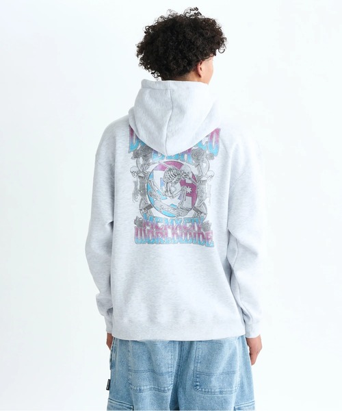 DC SHOES(ディーシーシューズ)の「25 ROCKSKULL PH/DCプルオーバーパーカー・フーディー(パーカー・メンズ・ブラック/ブラック×ピンク/グレー/ブラック系その他・MEDIUM/LARGE/X-LARGE)」の4枚目の写真
