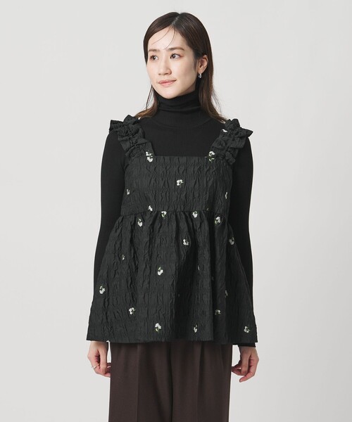 UNITED ARROWS(ユナイテッドアローズ)の「スクエア フラワー ジャガード キャミソール(キャミソール・レディース・その他1・FREE)」の6枚目の写真