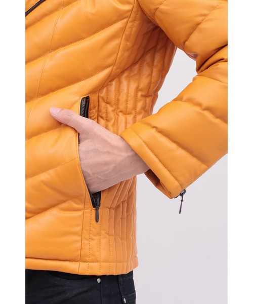 ラムレザー ダブルライダースジャケット トルネードマート TORNADO MART∴ダブルライダースラムレザーダウン