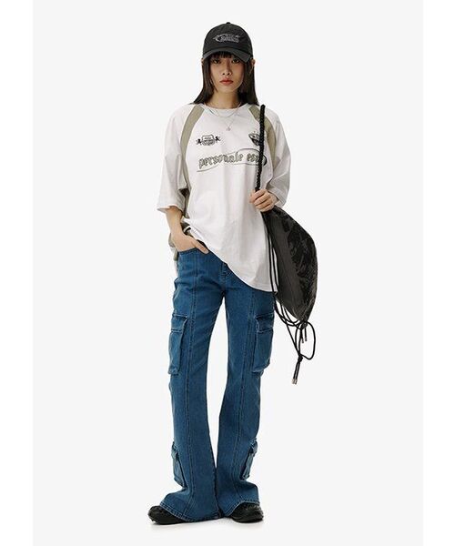 CPGN STUDIO(コンパーニョ)の「ネスカクラブレグラン・バンパルティホワイト(Tシャツ/カットソー・レディース・その他・MEDIUM/LARGE)」の11枚目の写真