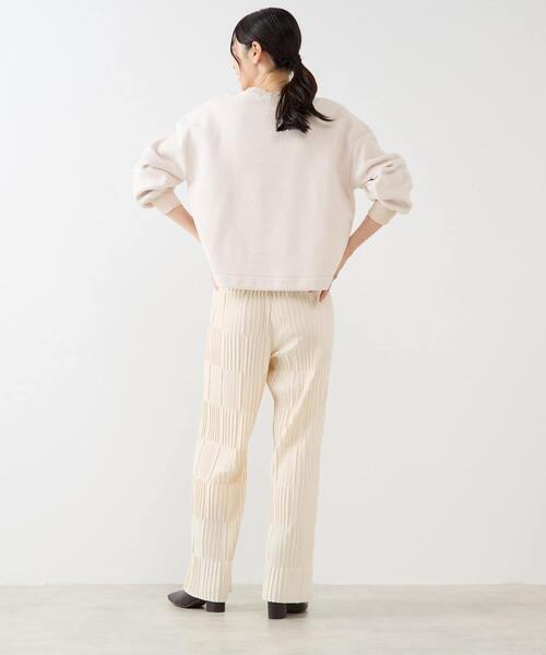 MELROSE claire(メルローズ クレール)の「【ボアプルオーバー】(Tシャツ/カットソー・レディース・ライトベージュ/スミクロ/ブルー・FREE)」の8枚目の写真