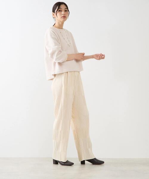 MELROSE claire(メルローズ クレール)の「【ボアプルオーバー】(Tシャツ/カットソー・レディース・ライトベージュ/スミクロ/ブルー・FREE)」の10枚目の写真
