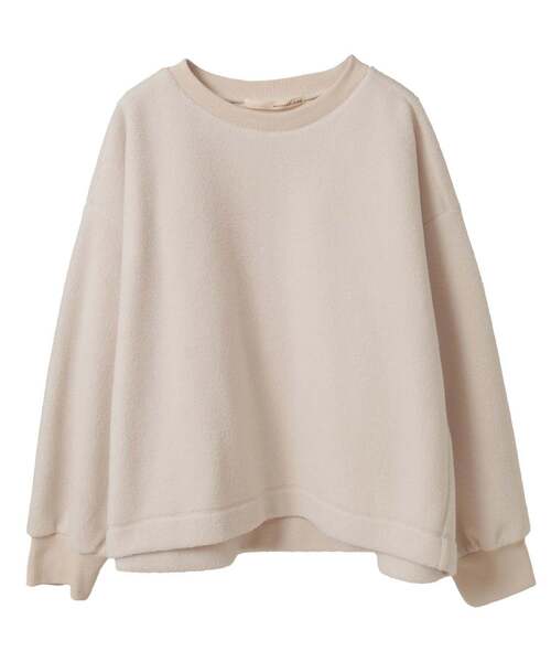 MELROSE claire(メルローズ クレール)の「【ボアプルオーバー】(Tシャツ/カットソー・レディース・ライトベージュ/スミクロ/ブルー・FREE)」の12枚目の写真