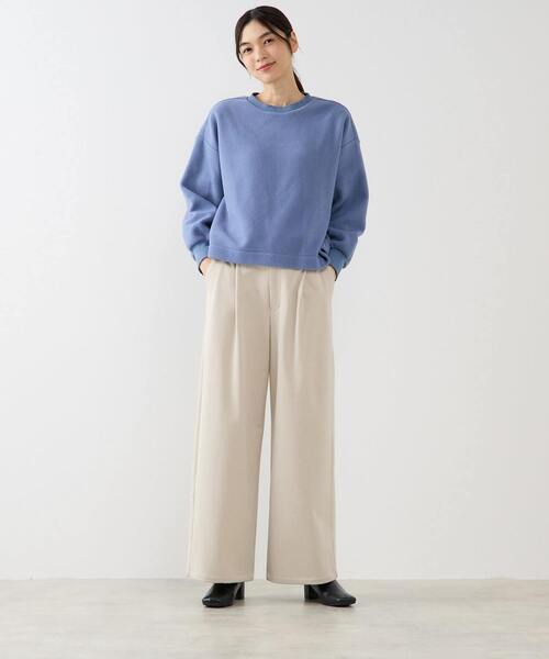 MELROSE claire(メルローズ クレール)の「【ボアプルオーバー】(Tシャツ/カットソー・レディース・ライトベージュ/スミクロ/ブルー・FREE)」の13枚目の写真