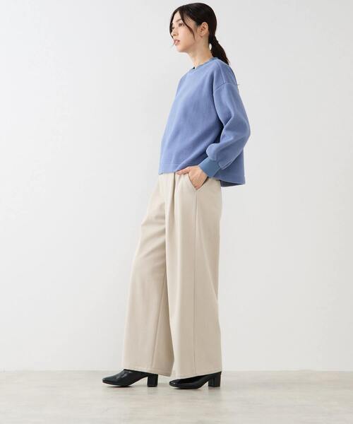 MELROSE claire(メルローズ クレール)の「【ボアプルオーバー】(Tシャツ/カットソー・レディース・ライトベージュ/スミクロ/ブルー・FREE)」の15枚目の写真