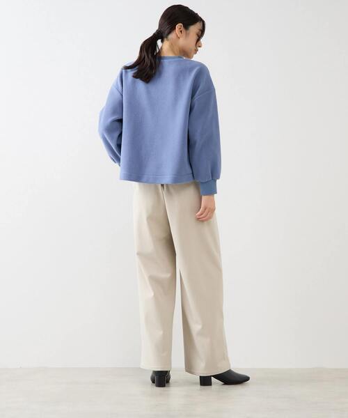MELROSE claire(メルローズ クレール)の「【ボアプルオーバー】(Tシャツ/カットソー・レディース・ライトベージュ/スミクロ/ブルー・FREE)」の16枚目の写真