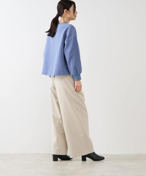 MELROSE claire(メルローズ クレール)の「【ボアプルオーバー】(Tシャツ/カットソー・レディース・ライトベージュ/スミクロ/ブルー・FREE)」の17枚目の写真