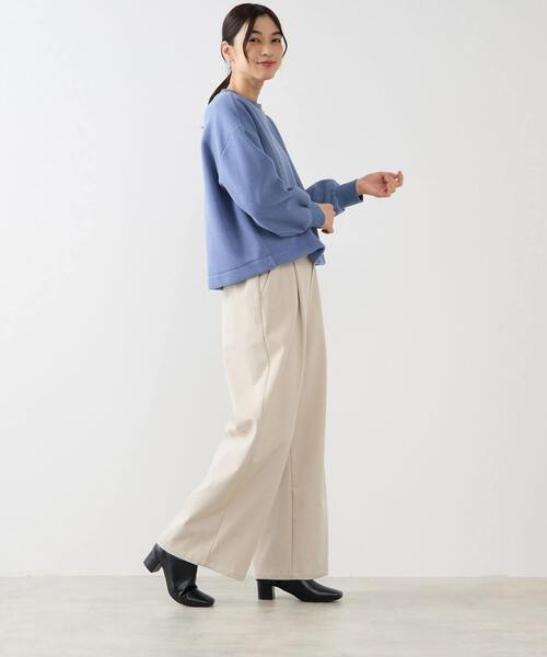 MELROSE claire(メルローズ クレール)の「【ボアプルオーバー】(Tシャツ/カットソー・レディース・ライトベージュ/スミクロ/ブルー・FREE)」の18枚目の写真