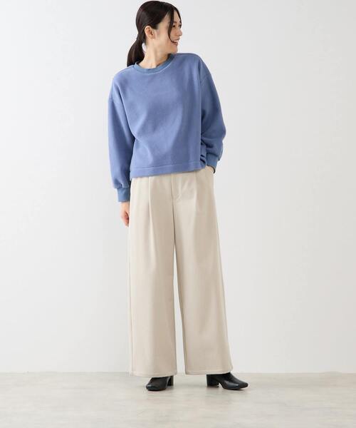 MELROSE claire(メルローズ クレール)の「【ボアプルオーバー】(Tシャツ/カットソー・レディース・ライトベージュ/スミクロ/ブルー・FREE)」の19枚目の写真