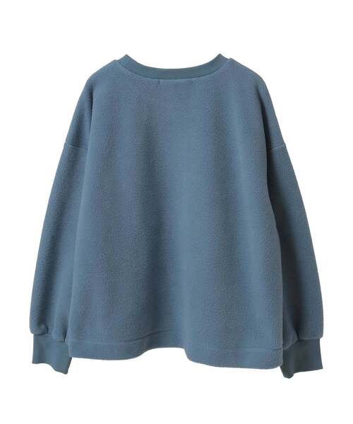 MELROSE claire(メルローズ クレール)の「【ボアプルオーバー】(Tシャツ/カットソー・レディース・ライトベージュ/スミクロ/ブルー・FREE)」の21枚目の写真