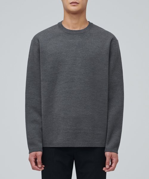 Minimal crunky-knit [Medium green]