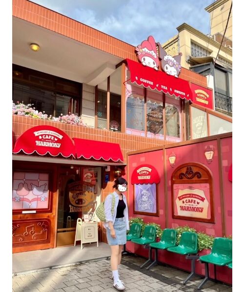 MUSINSA STANDARD WOMAN(ムシンサスタンダードウーマン)の「レディースデニムミニスカート【ライトインディゴ】(スカート・レディース・その他・X-SMALL/SMALL/MEDIUM/LARGE)」の19枚目の写真