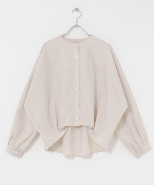 URBAN RESEARCH Sonny Label(アーバンリサーチサニーレーベル)の「『WEB限定』フロントタックバンドカラーシャツ(シャツ/ブラウス・レディース・ブルー/ライトベージュ/ホワイト系その他/ホワイト/ドット・FREE)」の19枚目の写真