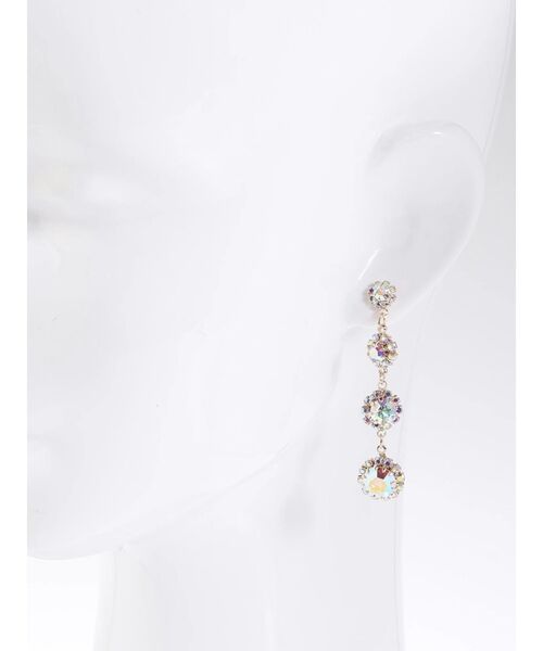 EATME（イートミー）の「オーロラストーンスィングピアス（ピアス（両耳用）・レディース・ゴールド・FREE）」の9枚目の写真