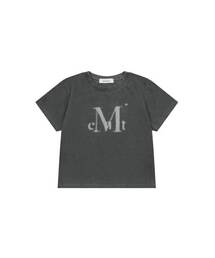 ボニスプレーロゴピグメント半袖Tシャツ(2カラー)