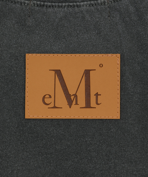 MUCENT(ムセント)の「ボニスプレーロゴピグメント半袖Tシャツ(2カラー)(Tシャツ/カットソー・レディース・チャコールグレー/ブルー・FREE)」の5枚目の写真