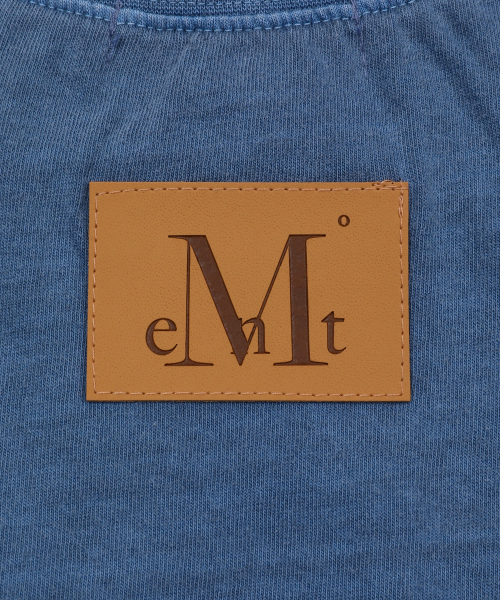 MUCENT(ムセント)の「ボニスプレーロゴピグメント半袖Tシャツ(2カラー)(Tシャツ/カットソー・レディース・チャコールグレー/ブルー・FREE)」の10枚目の写真