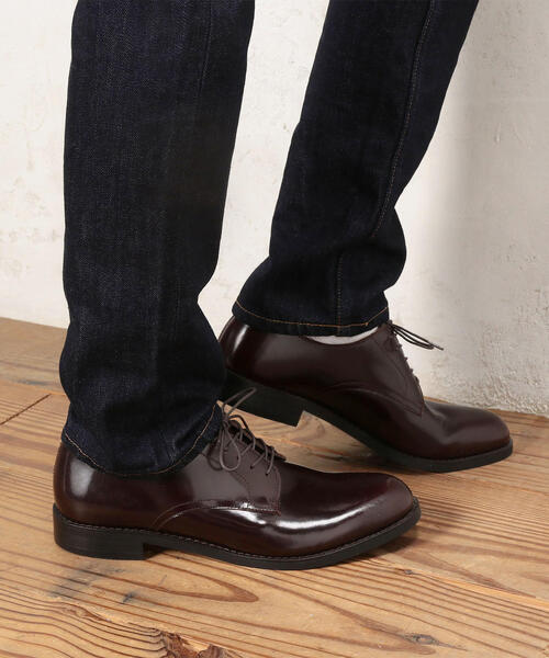 green label relaxing（グリーンレーベルリラクシング）の「BC LTHER 5EYE P-TOE シューズ（その他シューズ・メンズ・ブラック/ダークブラウン・9/7h/8/8h/7）」の14枚目の写真