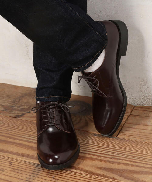 green label relaxing（グリーンレーベルリラクシング）の「BC LTHER 5EYE P-TOE シューズ（その他シューズ・メンズ・ダークブラウン/ブラック・7h/9/8/7/8h）」の11枚目の写真