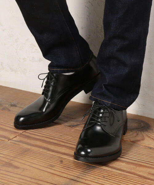 green label relaxing（グリーンレーベルリラクシング）の「BC LTHER 5EYE P-TOE シューズ（その他シューズ・メンズ・ダークブラウン/ブラック・7h/9/8/7/8h）」の14枚目の写真