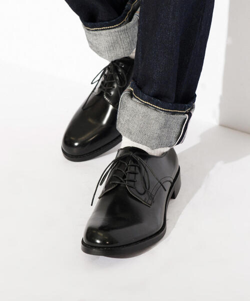 green label relaxing（グリーンレーベルリラクシング）の「BC LTHER 5EYE P-TOE シューズ（その他シューズ・メンズ・ダークブラウン/ブラック・7h/9/8/7/8h）」の16枚目の写真