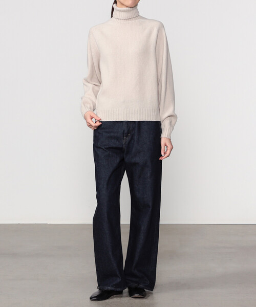 Morris & Sons（モリスアンドサンズ）の「MORRIS & SONS | ジーロンラム タートルネックニット WOMEN（ニット/セーター・レディース・ブラック/レッド/ベージュ系その他/ベージュ・0/00）」の9枚目の写真