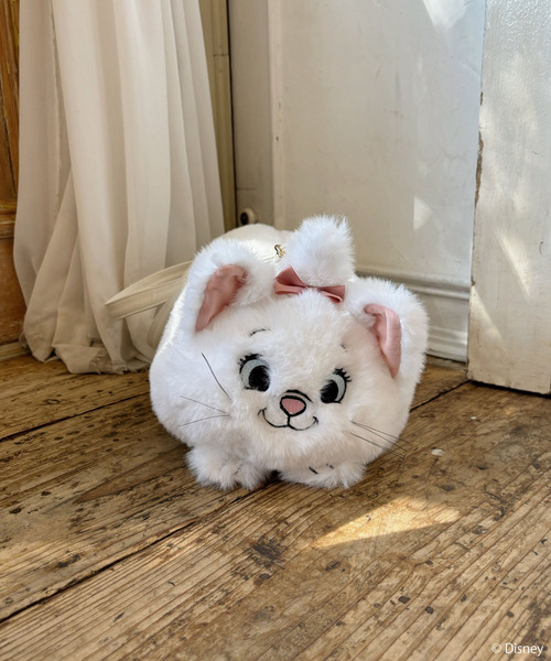 ディズニー　ヒグチユウコ　おしゃれキャット　マリー　ショルダーバッグ Disney】おしゃれキャット/マリー/ぬいぐるみショルダーバッグ｜my