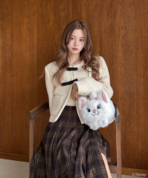 my twilight(マイトワイライト)の「【Disney】おしゃれキャット/マリー/ぬいぐるみショルダーバッグ(ショルダーバッグ・レディース・ホワイト・FREE)」の6枚目の写真