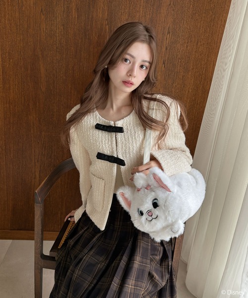 my twilight(マイトワイライト)の「【Disney】おしゃれキャット/マリー/ぬいぐるみショルダーバッグ(ショルダーバッグ・レディース・ホワイト・FREE)」の7枚目の写真