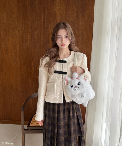 my twilight(マイトワイライト)の「【Disney】おしゃれキャット/マリー/ぬいぐるみショルダーバッグ(ショルダーバッグ・レディース・ホワイト・FREE)」の12枚目の写真