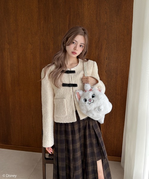 my twilight(マイトワイライト)の「【Disney】おしゃれキャット/マリー/ぬいぐるみショルダーバッグ(ショルダーバッグ・レディース・ホワイト・FREE)」の13枚目の写真