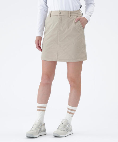 ニューバランス 防風 撥水 保温 ロゴダイヤチェックキルト スカート 012-5234503 レディース ゴルフウェア newbalance 2025秋冬モデル 日本正規品 セール】【new balance golf】防風 撥水 保温 ロゴダイヤチェック