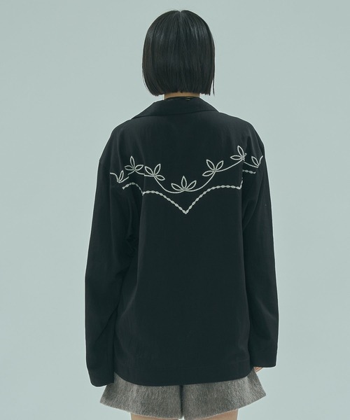 ROSE BUD（ローズバッド）の「(mag.by c)EMBROIDERY SHIRT（シャツ/ブラウス・レディース・オフホワイト/ブラック・ONE SIZE）」の15枚目の写真