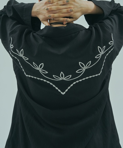 ROSE BUD（ローズバッド）の「(mag.by c)EMBROIDERY SHIRT（シャツ/ブラウス・レディース・オフホワイト/ブラック・ONE SIZE）」の22枚目の写真