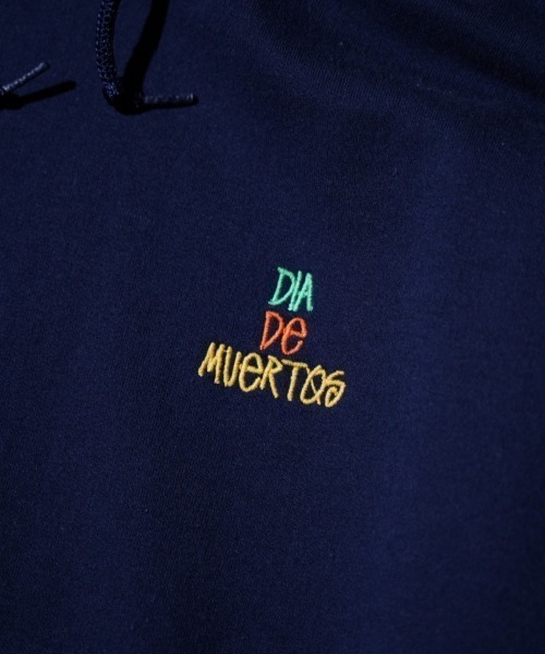 JERZEES（ジャージーズ）の「JERZEES ジャージーズ / "DIA DE MUERTOS"PULL HOODIE（パーカー・メンズ・ネイビー/ブラック・MEDIUM/LARGE/X-LARGE）」の12枚目の写真