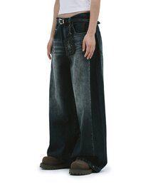 【DEFGARMENTS】CAT BLUSH WIDE PANTS