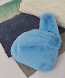 【float】カラバリ もこもこ フェイクファー トートバッグ【18色展開】