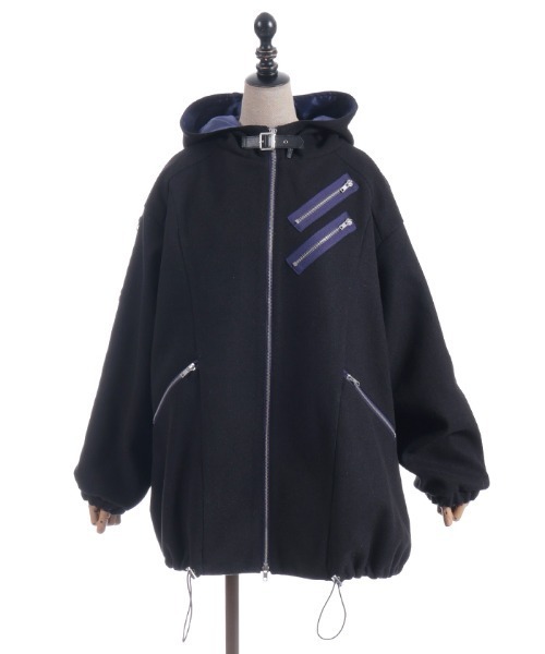 ベルトデザインモッズコート（モッズコート）｜NIBBLE POISON（ニブル