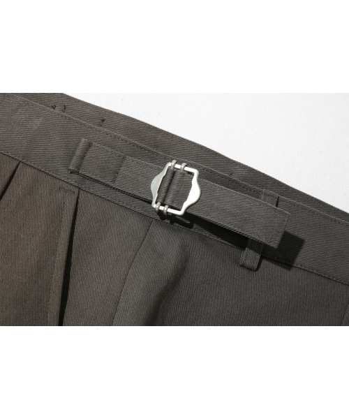 BASEMOMENT(ベースモーメント)の「ベルリンツーピンタックワイドチノパンツセージグレー(その他パンツ・メンズ・その他・LARGE/X-LARGE/MEDIUM)」の14枚目の写真