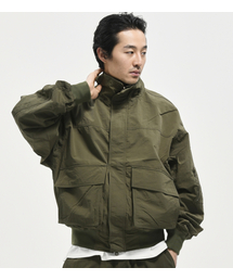 EXTRAORDINARY（エクストラオーディナリー）の「PUCKERING POCKET JUMPER KHAKI（ナイロンジャケット）」